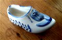 Delfts blauwe klomp/delft blue shoe met een tulp erop (nieuw) - 0 - Thumbnail