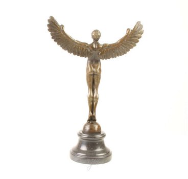 beeld , brons , met vleugels - 1