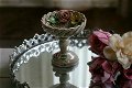 Schaaltje/decoratie met roosjes (shabby chic - brocant) - 1 - Thumbnail