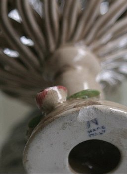 Schaaltje/decoratie met roosjes (shabby chic - brocant) - 2
