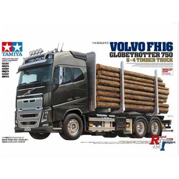 Tamiya bouwpakket 56360 1/14 RC Volvo FH16 Timber Truck Kit - 0