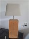 Mooie lamp met voet van steigerhout - 0 - Thumbnail