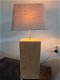 Mooie lamp met voet van steigerhout - 2 - Thumbnail