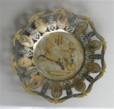 Egyptian handmade metal plate van hosny gomaa - 0