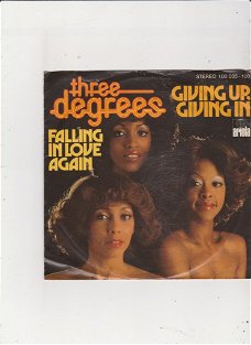 Single The Three Degrees - Giving up, giving in