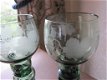 Zes zeer mooie antieke mondgeblazen roemers - Theresienthal - Eckert ? - 3 - Thumbnail