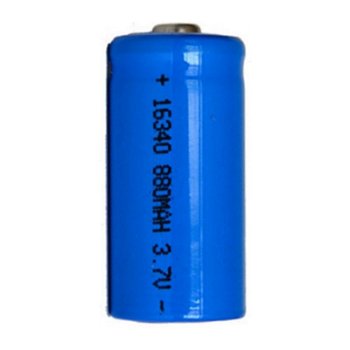 Li-ion 3.7V 700mAh 16340 oplaadbare batterij - 0