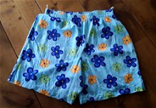 Vintage fleurige korte broek / short (gina umberto)