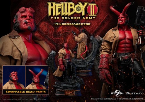 Blitzway Hellboy II The Golden Army Superb Statue - 1
