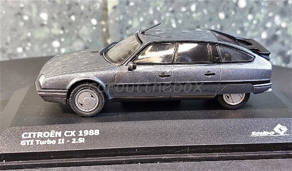 Citroen CX GTI Turbo II 1988 grijs 1/43 Solido Sol090 - 0
