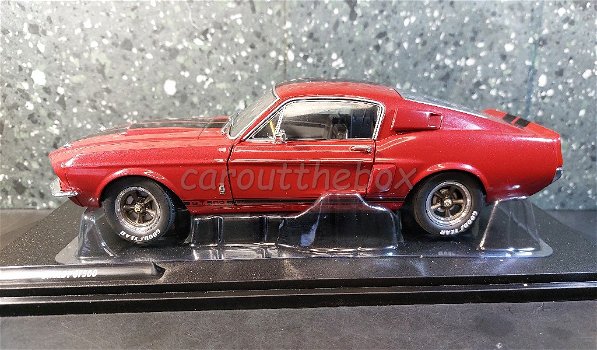 Ford Mustang Shelby GT500 rood 1/18 Solido Sol089 - 0