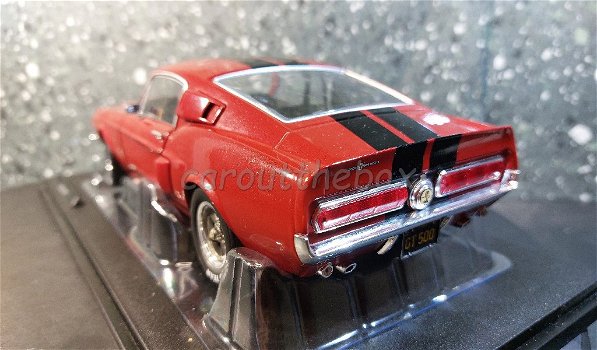 Ford Mustang Shelby GT500 rood 1/18 Solido Sol089 - 2