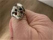 Ring Skull, Verchroomd 19mm - 0 - Thumbnail