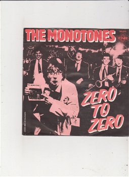 Single The Monotones - Zero to Zero - 0