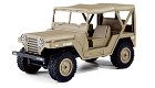 RC Jeep U.S. militaire terreinwagen 1:14 4WD RTR, Dessert Sand - 0 - Thumbnail