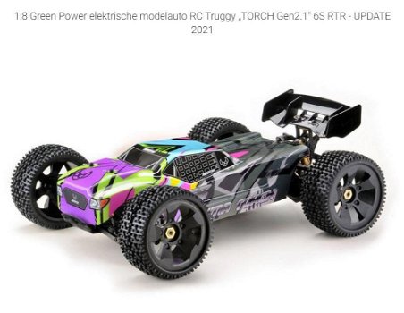 Absima TORCH Gen2.1 6S 1:8 Brushless RC auto Elektro Truggy 4WD RTR 2,4 GHz - 0