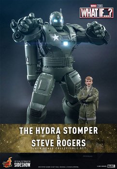 Hot Toys What If… The Hydra Stomper And Steve Rogers Collectible Set - 0