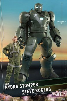 Hot Toys What If… The Hydra Stomper And Steve Rogers Collectible Set - 1