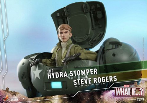 Hot Toys What If… The Hydra Stomper And Steve Rogers Collectible Set - 5
