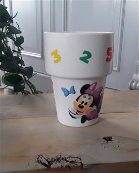 Mok / beker van Disney met erop Minnie Mouse, Donald Duck en getallen - 0