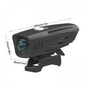 LED fietslamp 900 Lumen USB oplaadbaar - 1