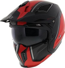 HELM MT STREETFIGHTER SV MAAT XXL MOTOR/BROMMER rood zwart