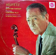 LP - Bruch, Vieuxtemps - Heifetz, viool