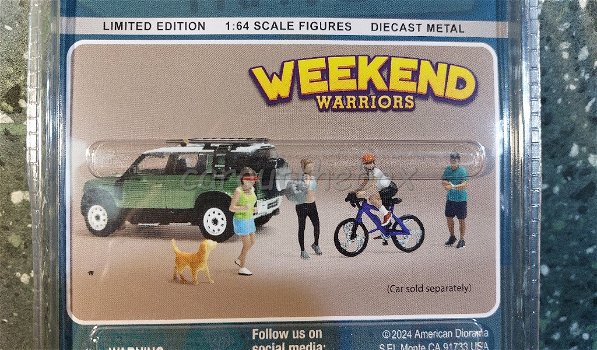 Diorama figuur Weekend Warriors 1:64 Amer. diorama AD470 - 2