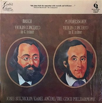 LP - Bruch * Mendelssohn - Josef Suk, viool - 0