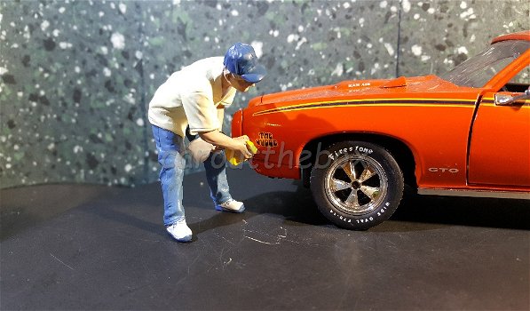 Diorama figuur Weekend car show figure 6 AD474 1:18 American Diorama - 1