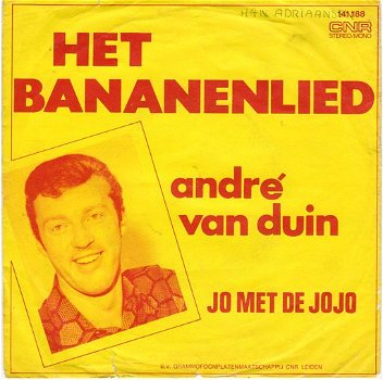 André van Duin – Jo Met De Jojo / Het Bananenlied (1972) - 0