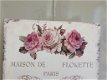 Kalender van metaal , roze bloemen - 5 - Thumbnail