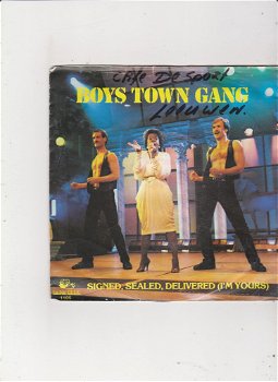 Single Boys Town Gang- Signed, sealed, delivered (I'm yours) - 0