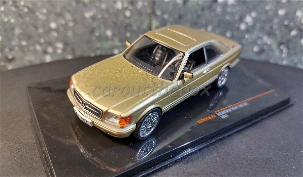 Mercedes 500 SEC 1981 beige 1:43 Ixo V989 - 1