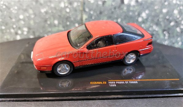 Ford Probe GT Turbo 1989 rood 1:43 Ixo V991 - 0