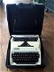 Vintage typemachine van scheidegger met bijbehorende koffer - 2 - Thumbnail