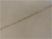 Gouden basic schakel paperclip ketting verguld rvs bedel - 0 - Thumbnail