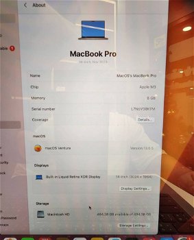 Apple Space Gray MacBook Pro (14-inch, M3, Nov 2023) just like new - 5