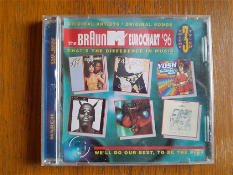 The Braun Mtv eurochart '96 vol. 3 cd - 0