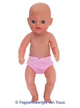 Baby Born Soft 36 cm Overgooier setje roze/wit - 4