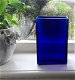 Blauwe glazen vaas - 0 - Thumbnail