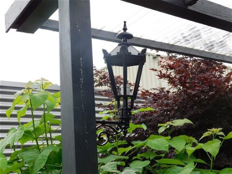 Wandlamp, aluminium , zwart, tuinverlichting - 1