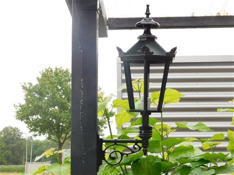 Wandlamp, groen , aluminium, tuindecoratie,tuinverlichting - 0