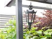 Wandlamp, groen , aluminium, tuindecoratie,tuinverlichting - 2 - Thumbnail