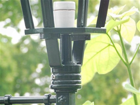Wandlamp, groen , aluminium, tuindecoratie,tuinverlichting - 4