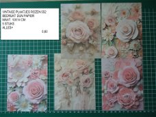 vintage plaatjes rozen set 552 - laatste set