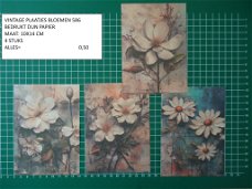 vintage plaatjes bloemen 586 - laatste set