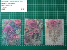 vintage plaatjes bloemen 663 - laatste set