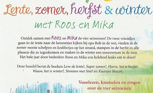 LENTE, ZOMER, HERFST & WINTER MET ROOS EN MIKA - Vivian den Hollander - 1
