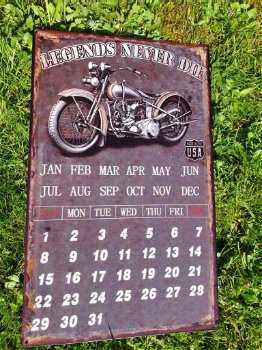 motor kalender , tijdloos - 1
